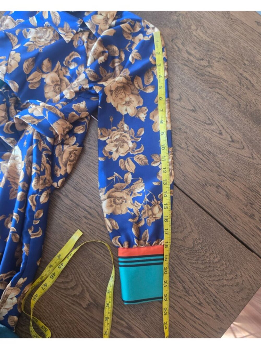 Zara Floral Maxi Shirt Long Sleeve Belted Button Front Boho Scarf Dress. Size XS - Picture 12 of 12